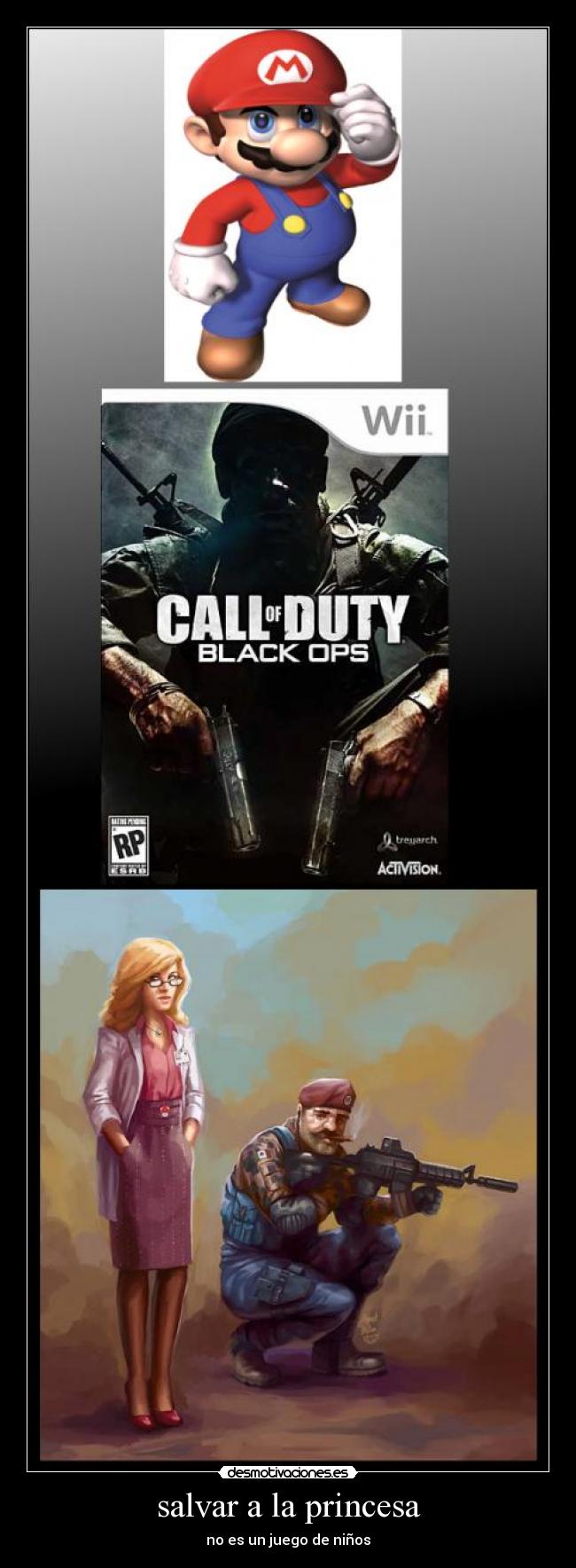 salvar a la princesa - no es un juego de niños