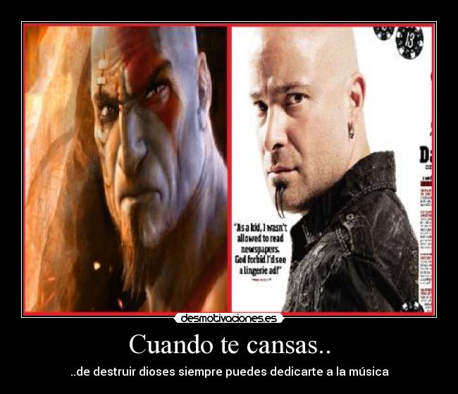 Cuando te cansas.. -