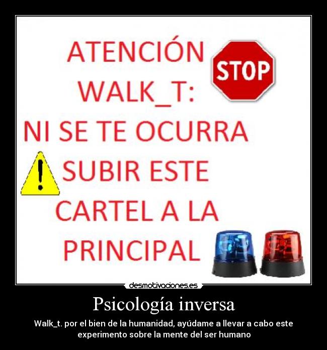 Psicología inversa -