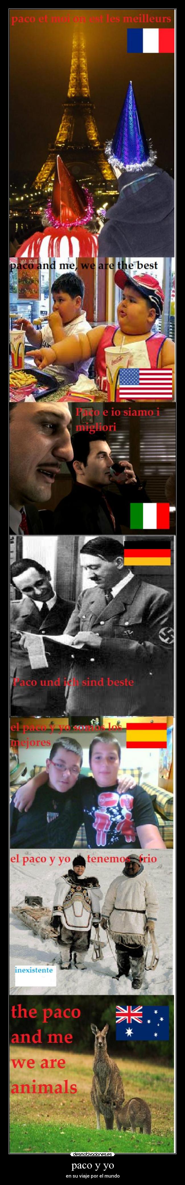 paco y yo - en su viaje por el mundo