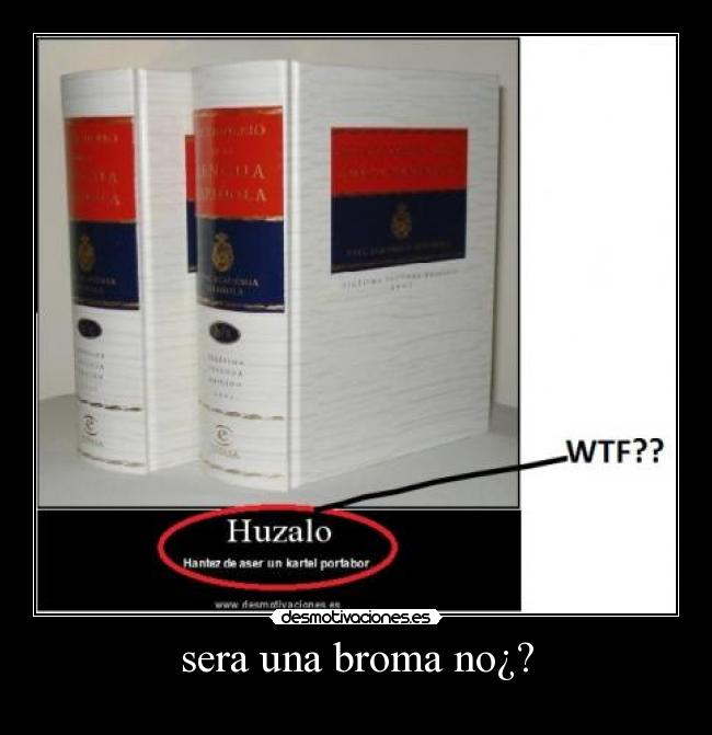sera una broma no¿? - 