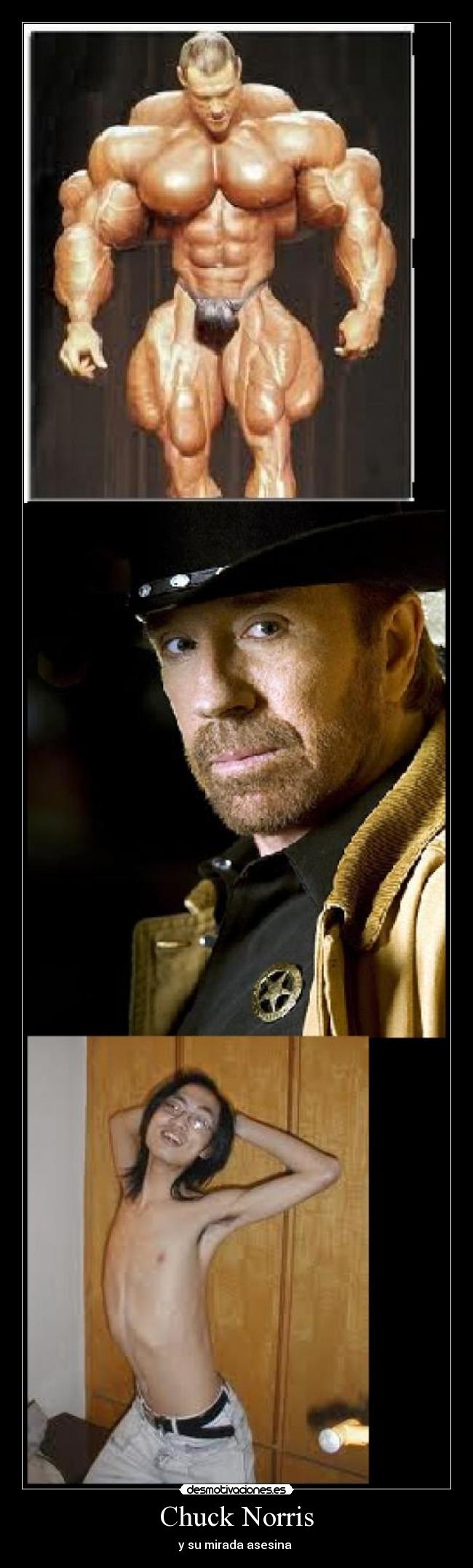 Chuck Norris - y su mirada asesina