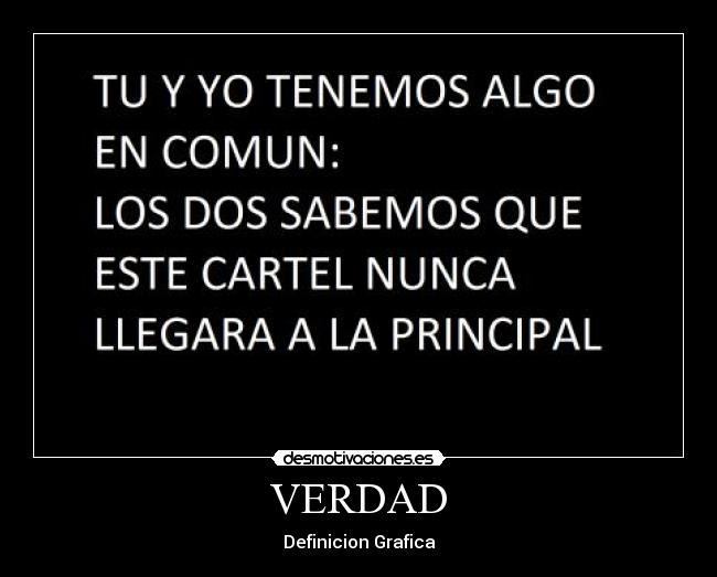 VERDAD - Definicion Grafica