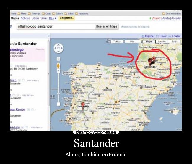 carteles santander google error fallo francia tetas culo sexo desmotivaciones