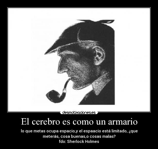 El cerebro es como un armario - 