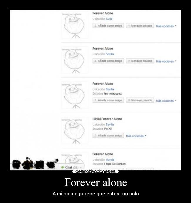 Forever alone -