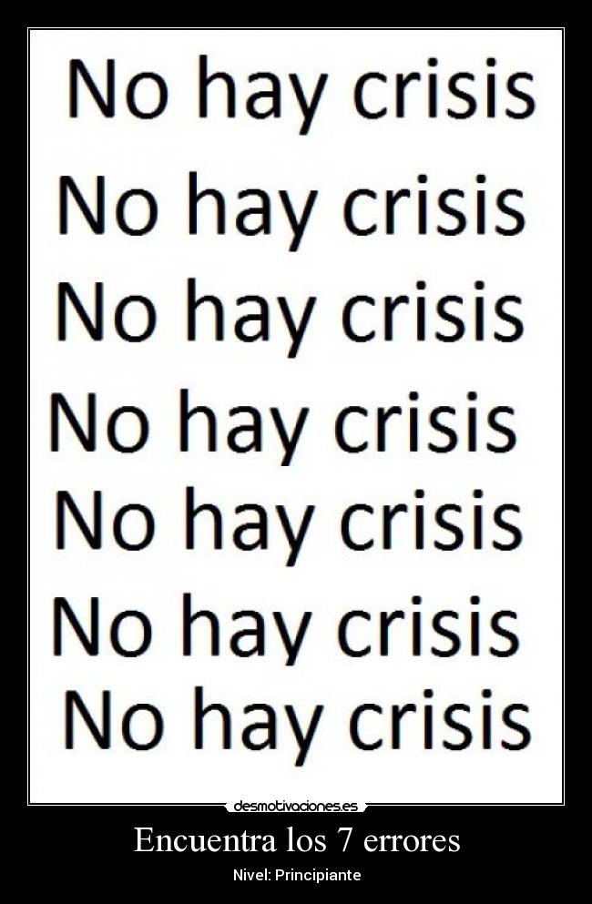 Encuentra los 7 errores -