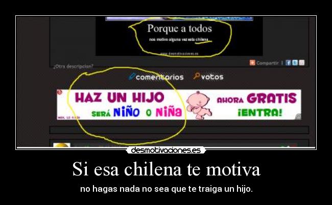 Si esa chilena te motiva -