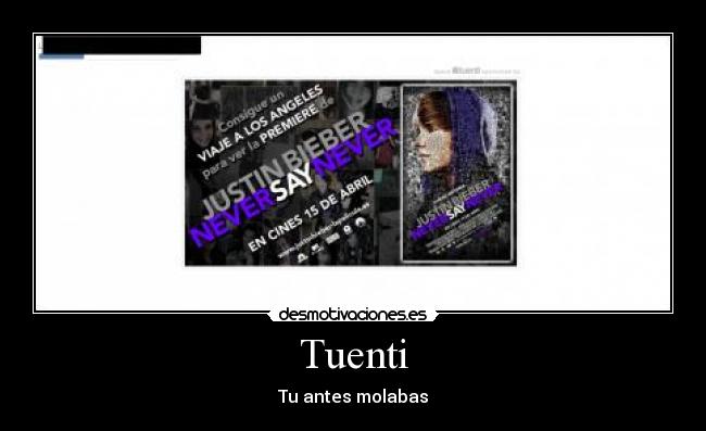 Tuenti - Tu antes molabas