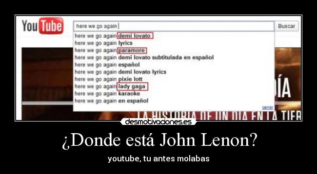 ¿Donde está John Lenon? - 