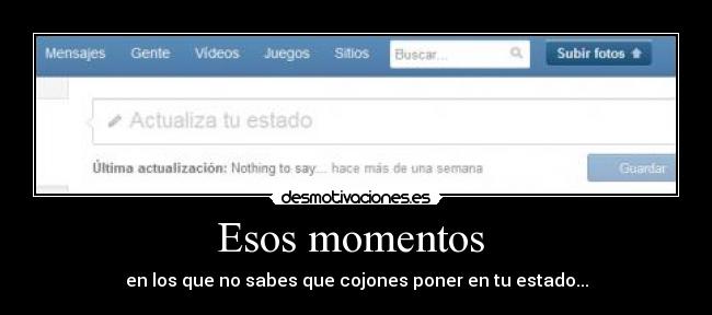 Esos momentos  - 