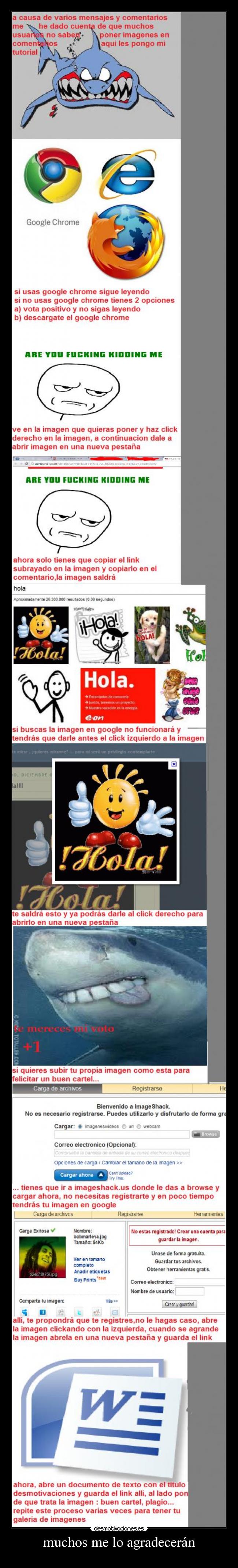 muchos me lo agradecerán -