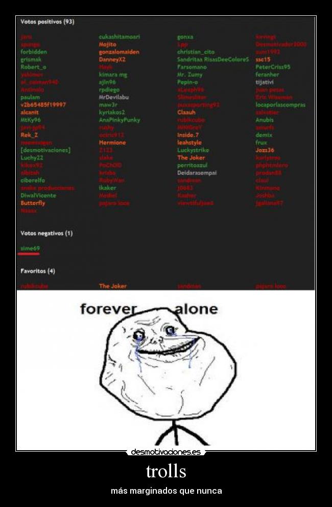trolls - más marginados que nunca
