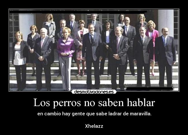 Los perros no saben hablar - 