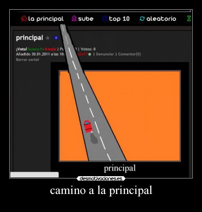 camino a la principal - 