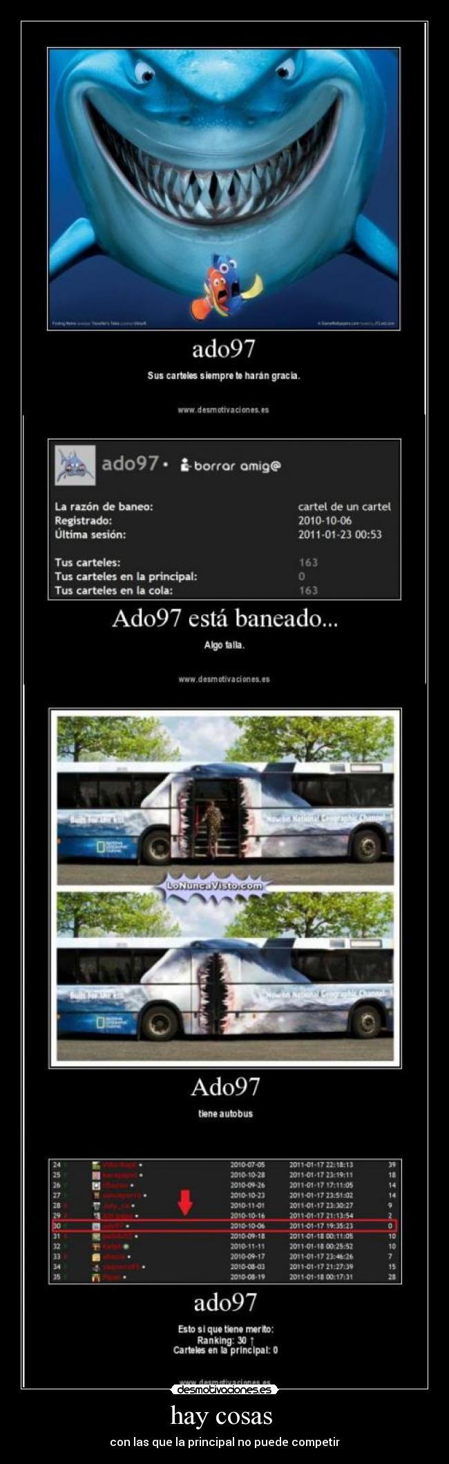 hay cosas - con las que la principal no puede competir