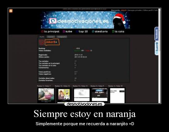 Siempre estoy en naranja -
