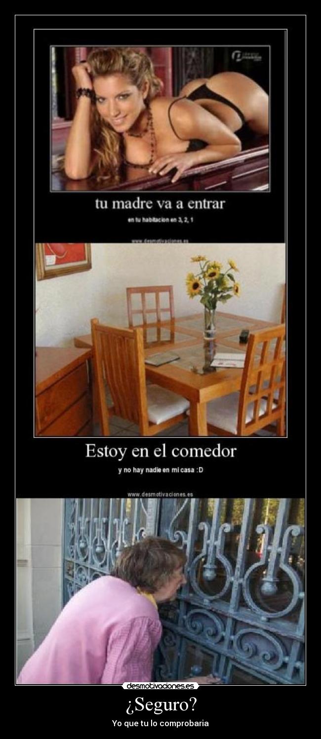 ¿Seguro? - 