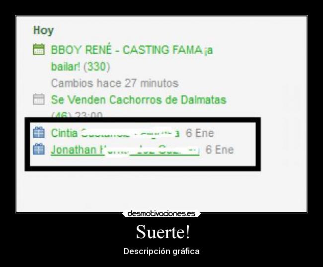 carteles suerte desmotivaciones