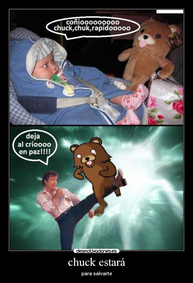 chuck estará - para salvarte