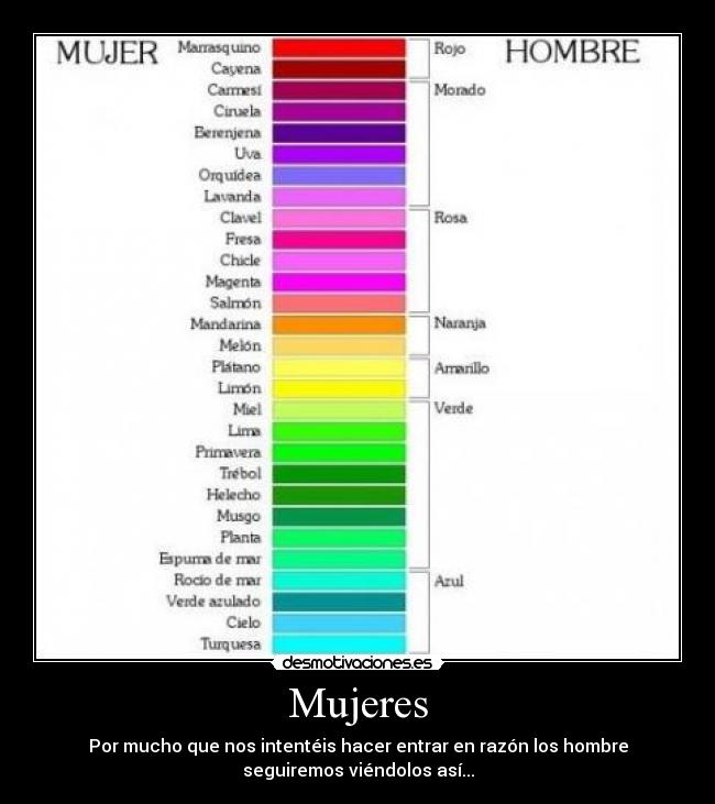 Mujeres - Por mucho que nos intentéis hacer entrar en razón los hombre
seguiremos viéndolos así...