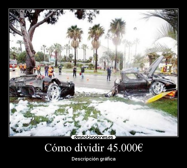 Cómo dividir 45.000€ -