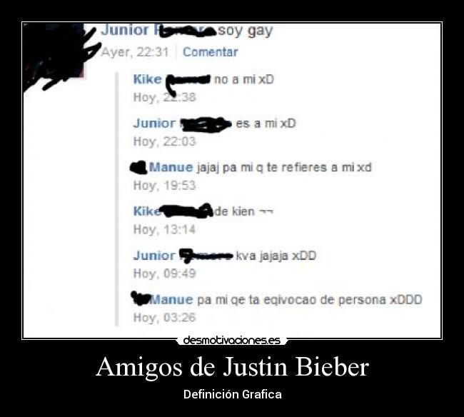 Amigos de Justin Bieber -