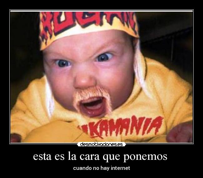 esta es la cara que ponemos  - 