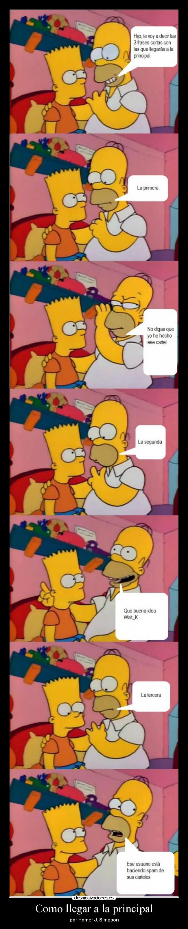 Como llegar a la principal -