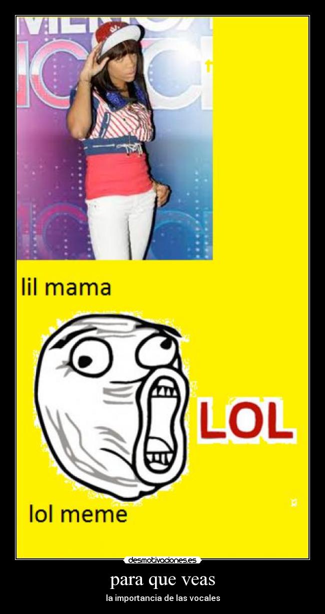 para que veas - la importancia de las vocales