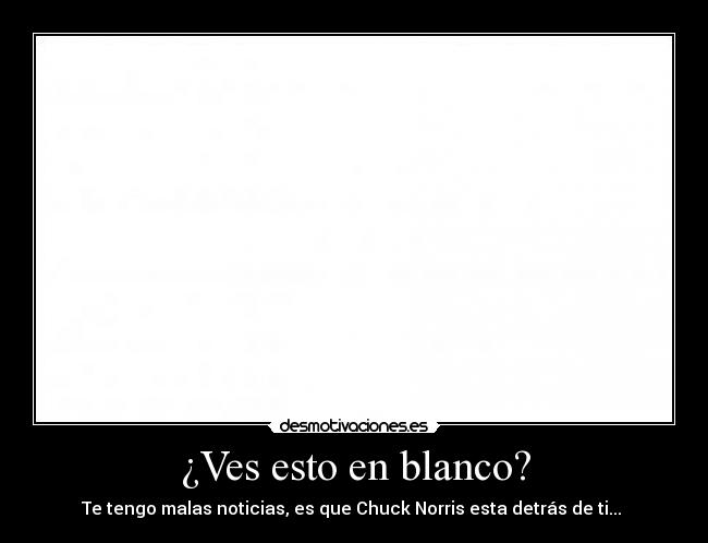 ¿Ves esto en blanco? - 