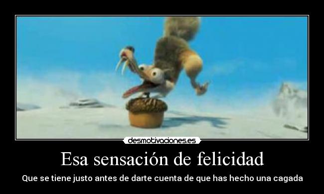 Esa sensación de felicidad - 