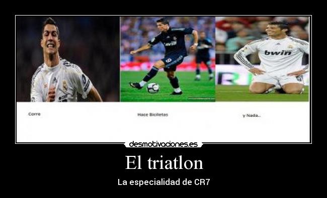 El triatlon - La especialidad de CR7