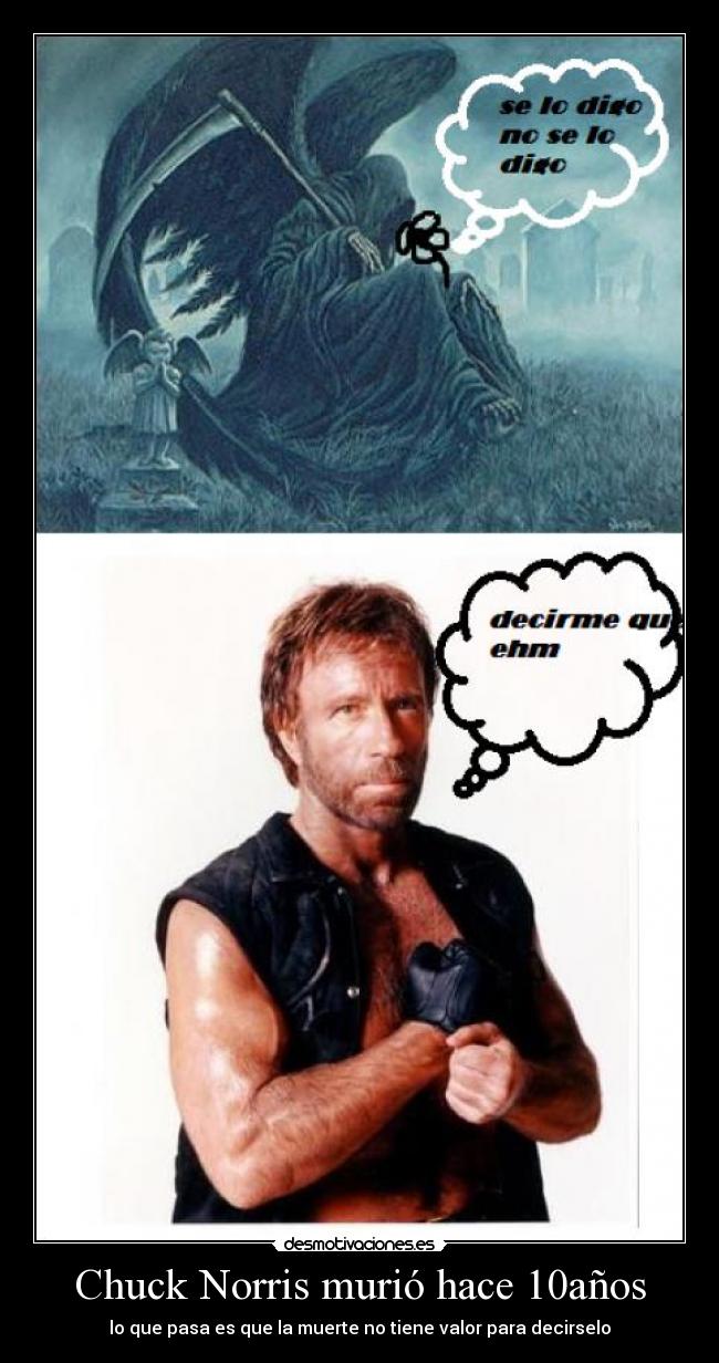 Chuck Norris murió hace 10años - 