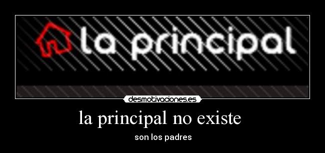 la principal no existe -