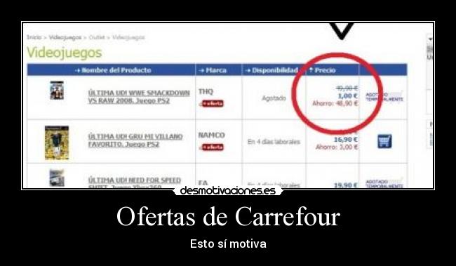 Ofertas de Carrefour - Esto sí motiva