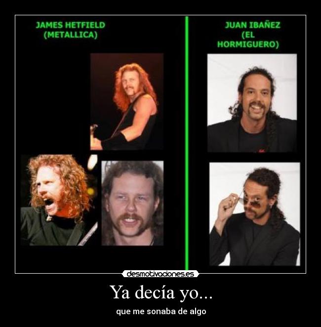 Ya decía yo... - que me sonaba de algo