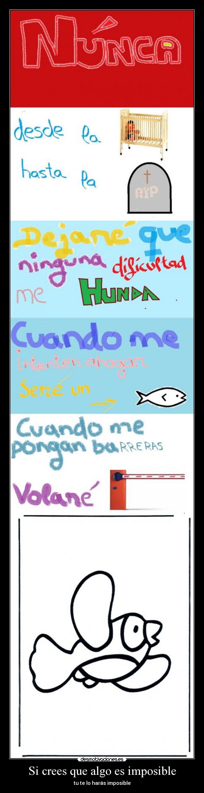 carteles imposible jaja desmotivaciones
