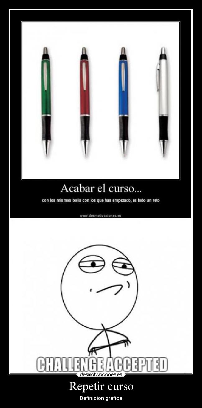 Repetir curso - Definicion grafica