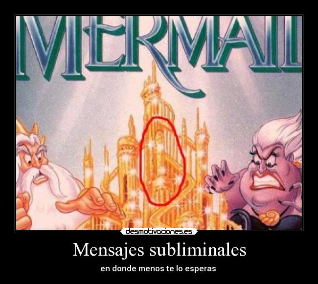 Mensajes subliminales - en donde menos te lo esperas