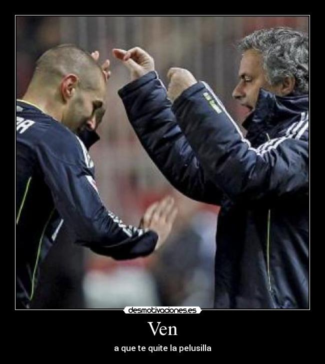 Ven - a que te quite la pelusilla