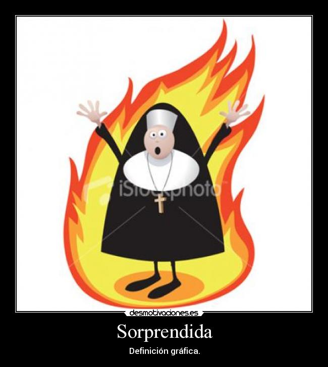 Sorprendida - Definición gráfica.