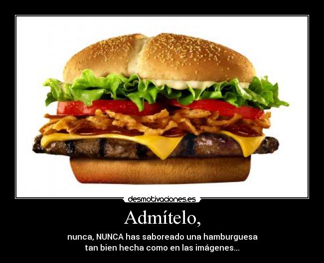 carteles hamburguesanunca desmotivaciones