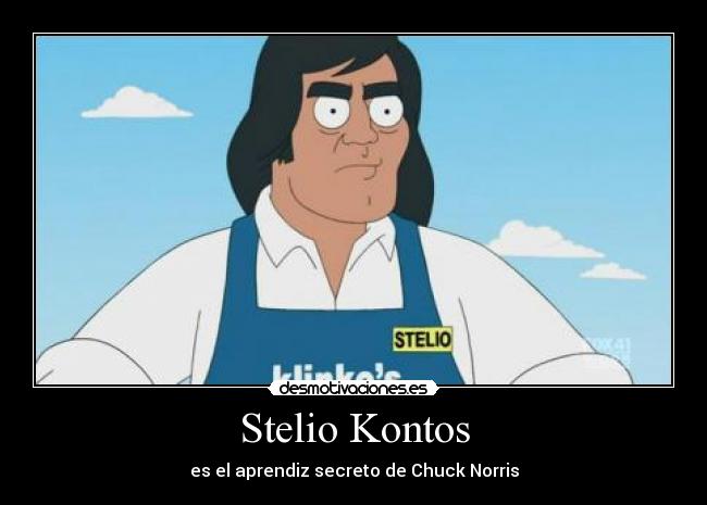 Stelio Kontos - es el aprendiz secreto de Chuck Norris