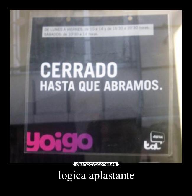 logica aplastante - 