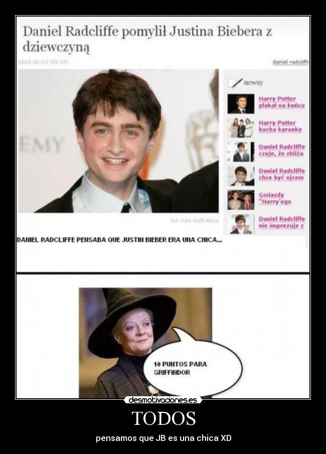 TODOS - pensamos que JB es una chica XD