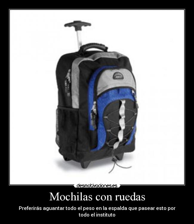 Mochilas con ruedas -