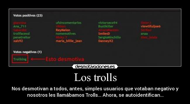 Los trolls -