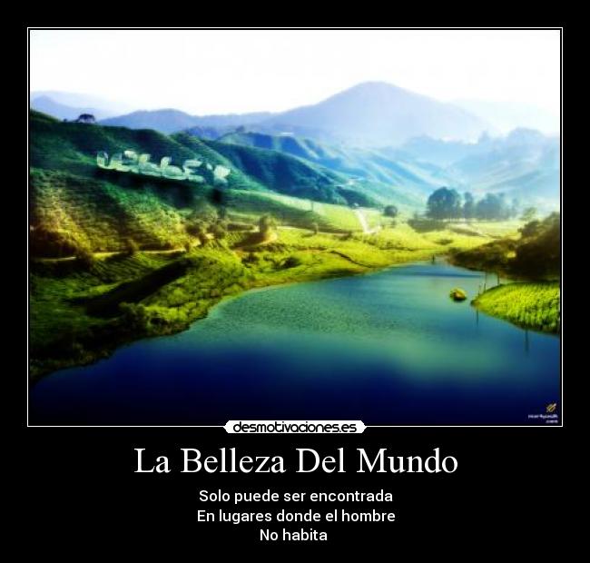 La Belleza Del Mundo -