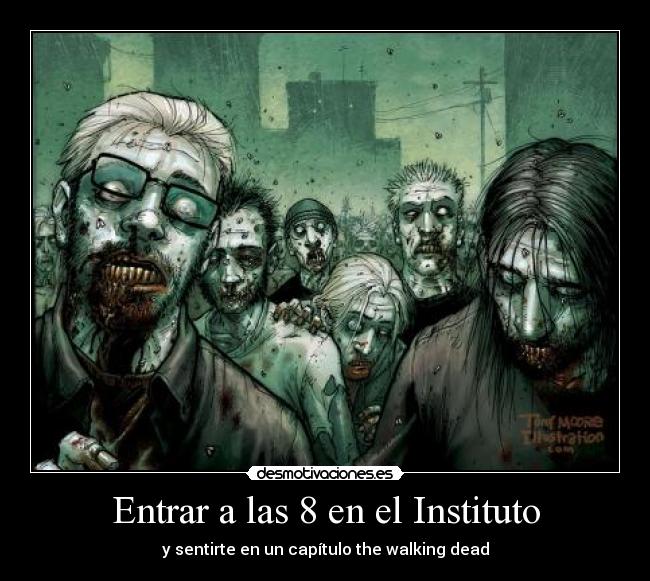 Entrar a las 8 en el Instituto - 